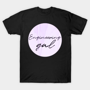 Engineering Gal Purple T-Shirt